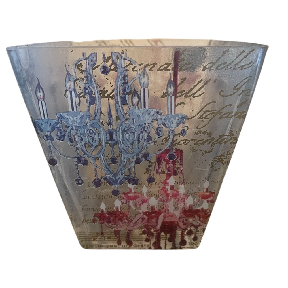 Glass Decorative Short Vase